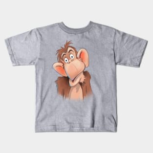 monkey face Kids T-Shirt